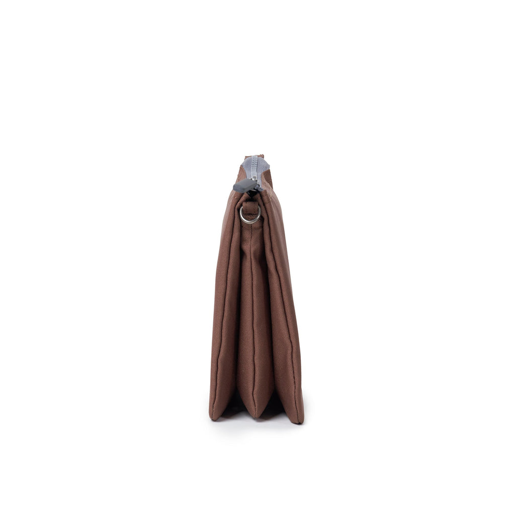 ROKA Carnaby Crossbody XL Coco Recycled Canvas Bag