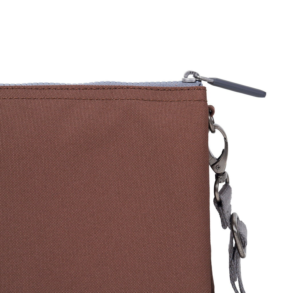 ROKA Carnaby Crossbody XL Coco Recycled Canvas Bag