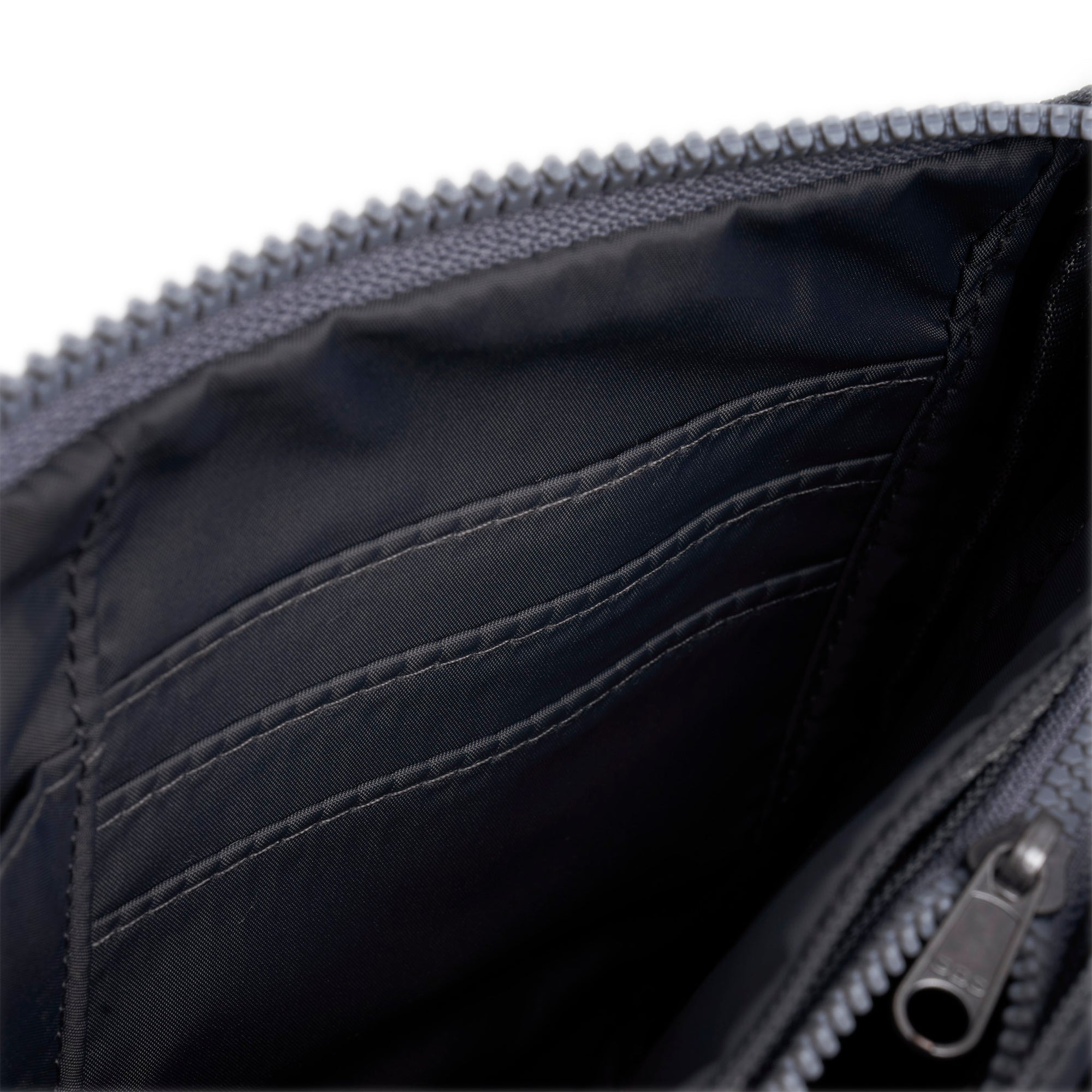 ROKA Carnaby Crossbody XL Faded Black Recycled Canvas Bag