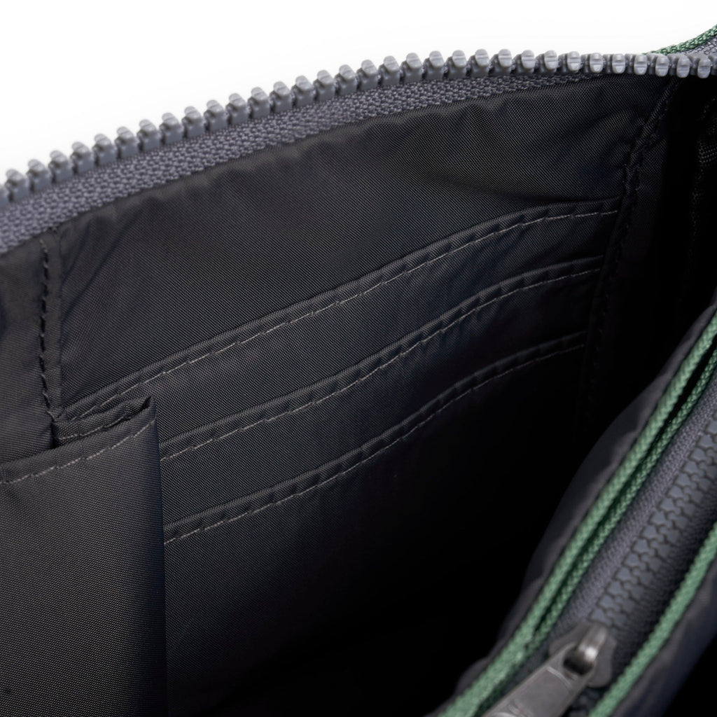 ROKA Carnaby Crossbody XL Frost Recycled Canvas Bag