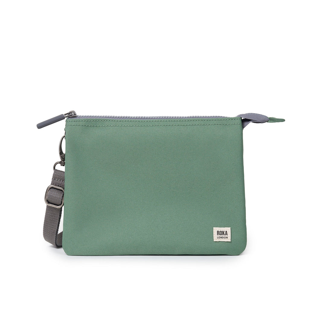 ROKA Carnaby Crossbody XL Frost Recycled Canvas Bag