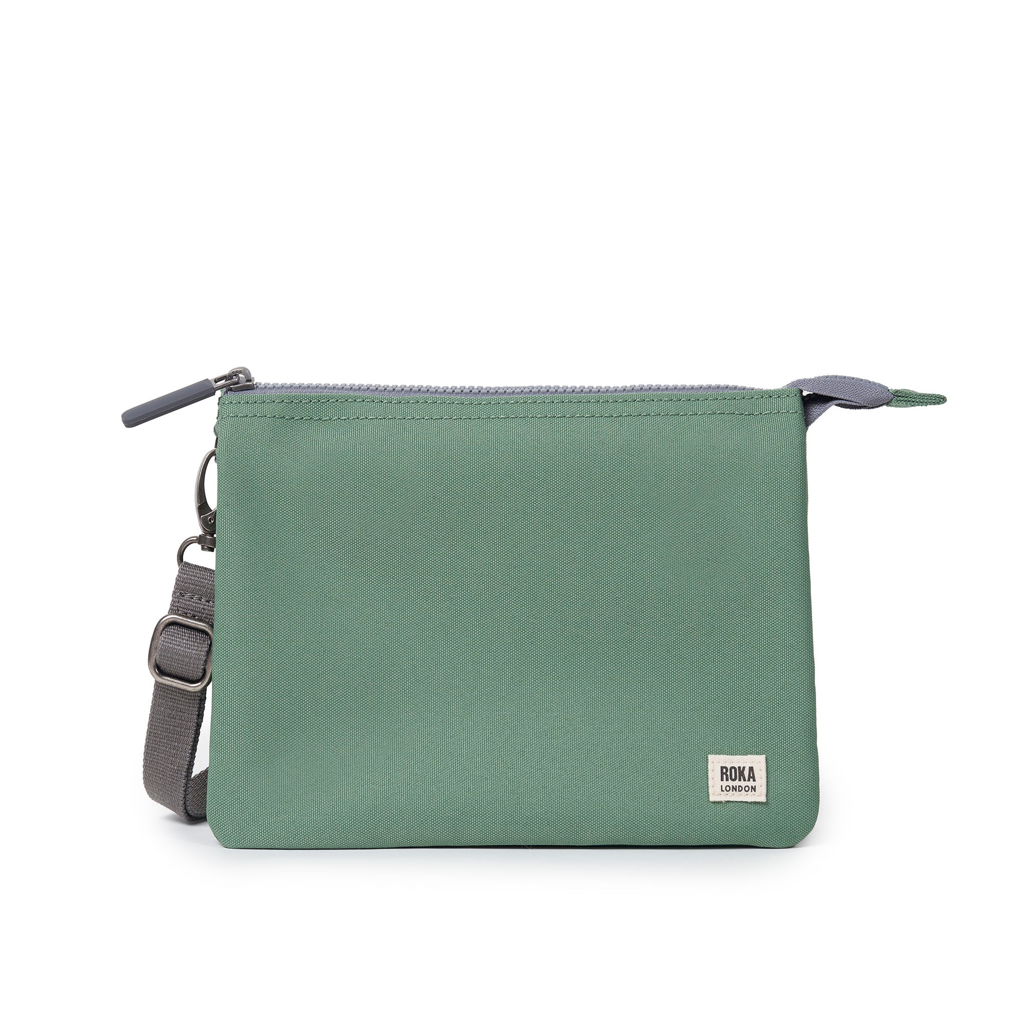 ROKA Carnaby Crossbody XL Frost Recycled Canvas Bag