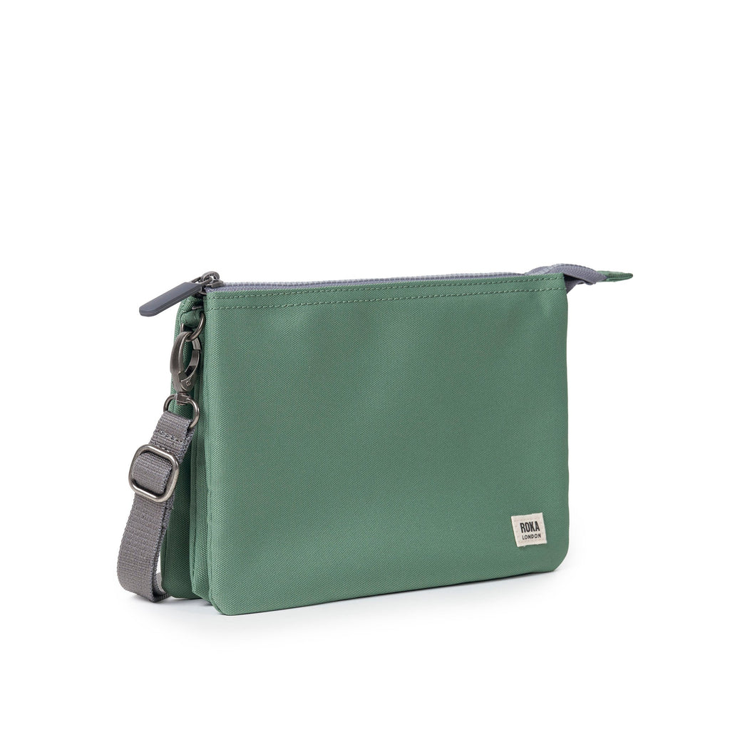 ROKA Carnaby Crossbody XL Frost Recycled Canvas Bag