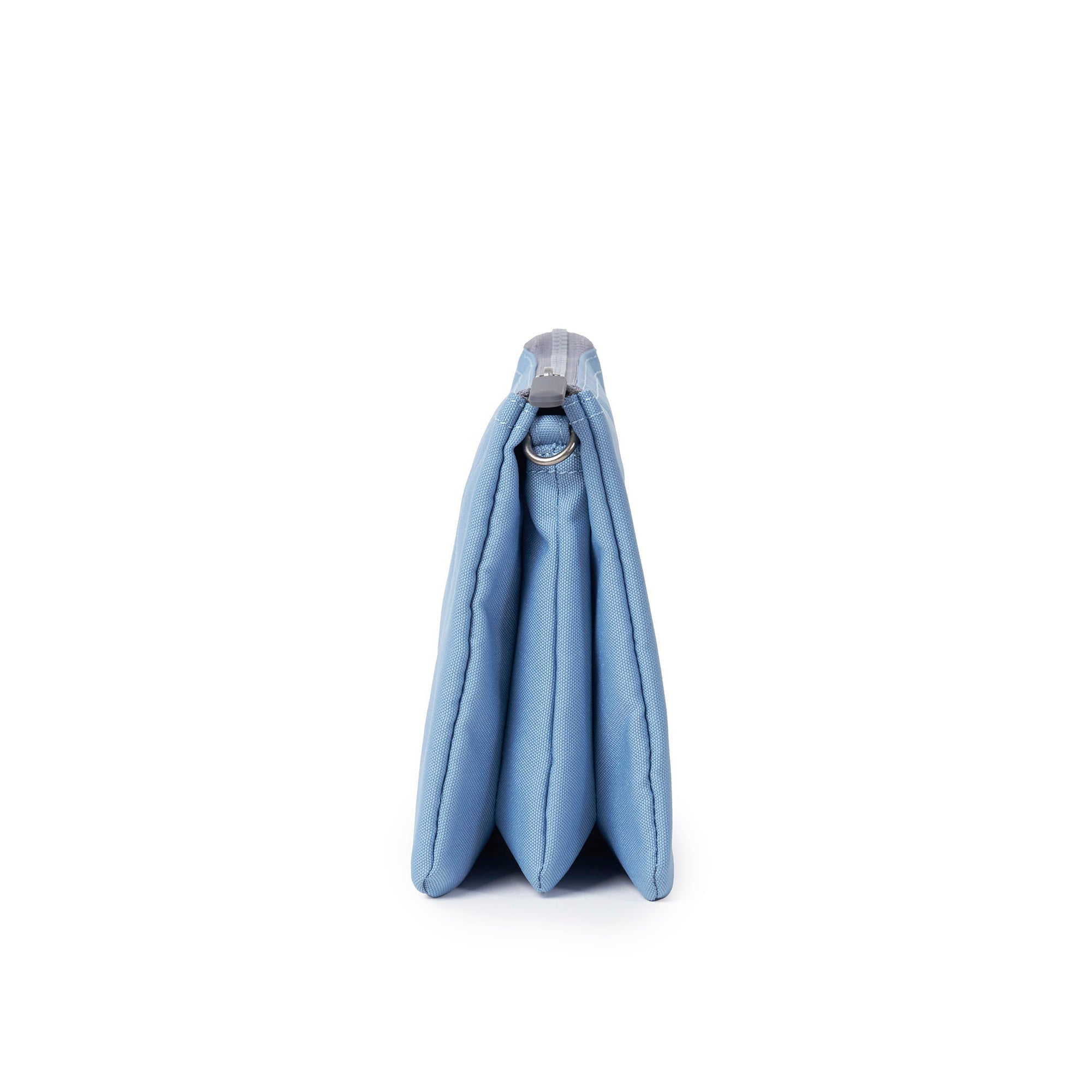 ROKA Carnaby Crossbody XL Retro Blue Recycled Canvas Bag
