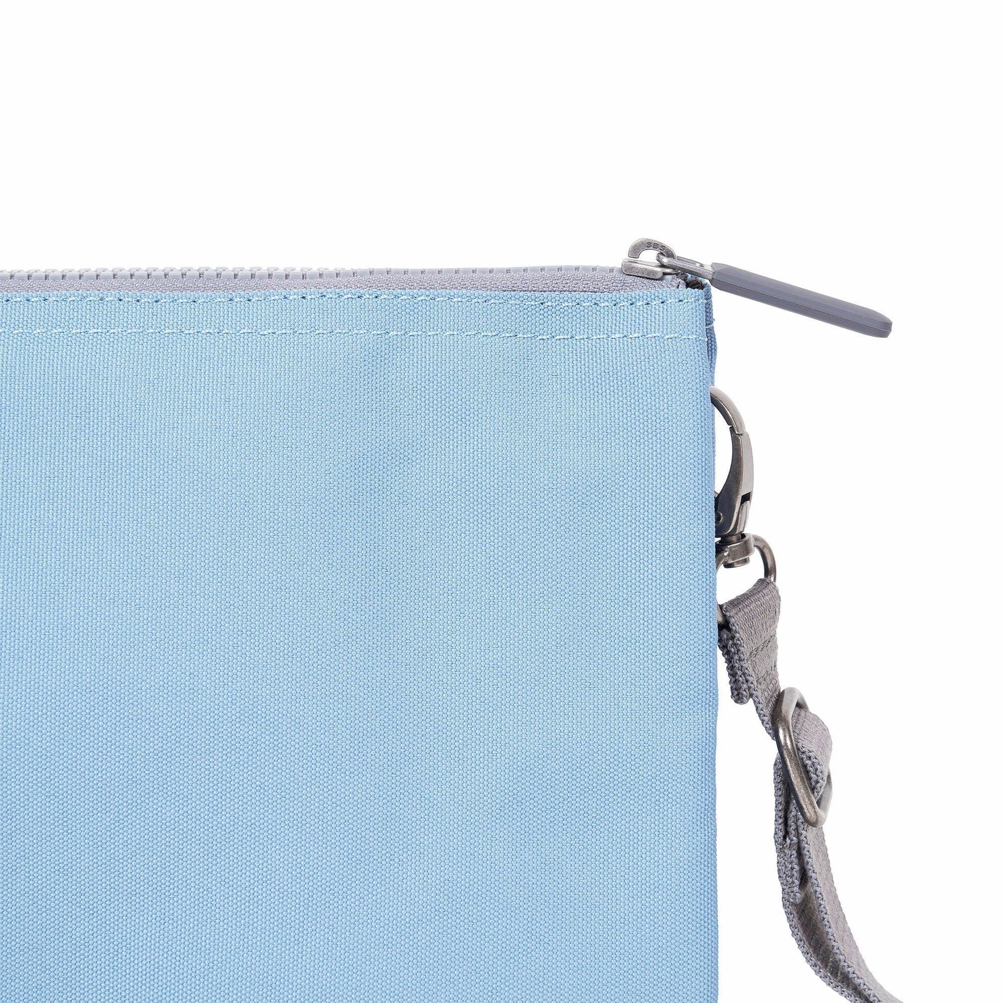 ROKA Carnaby Crossbody XL Retro Blue Recycled Canvas Bag