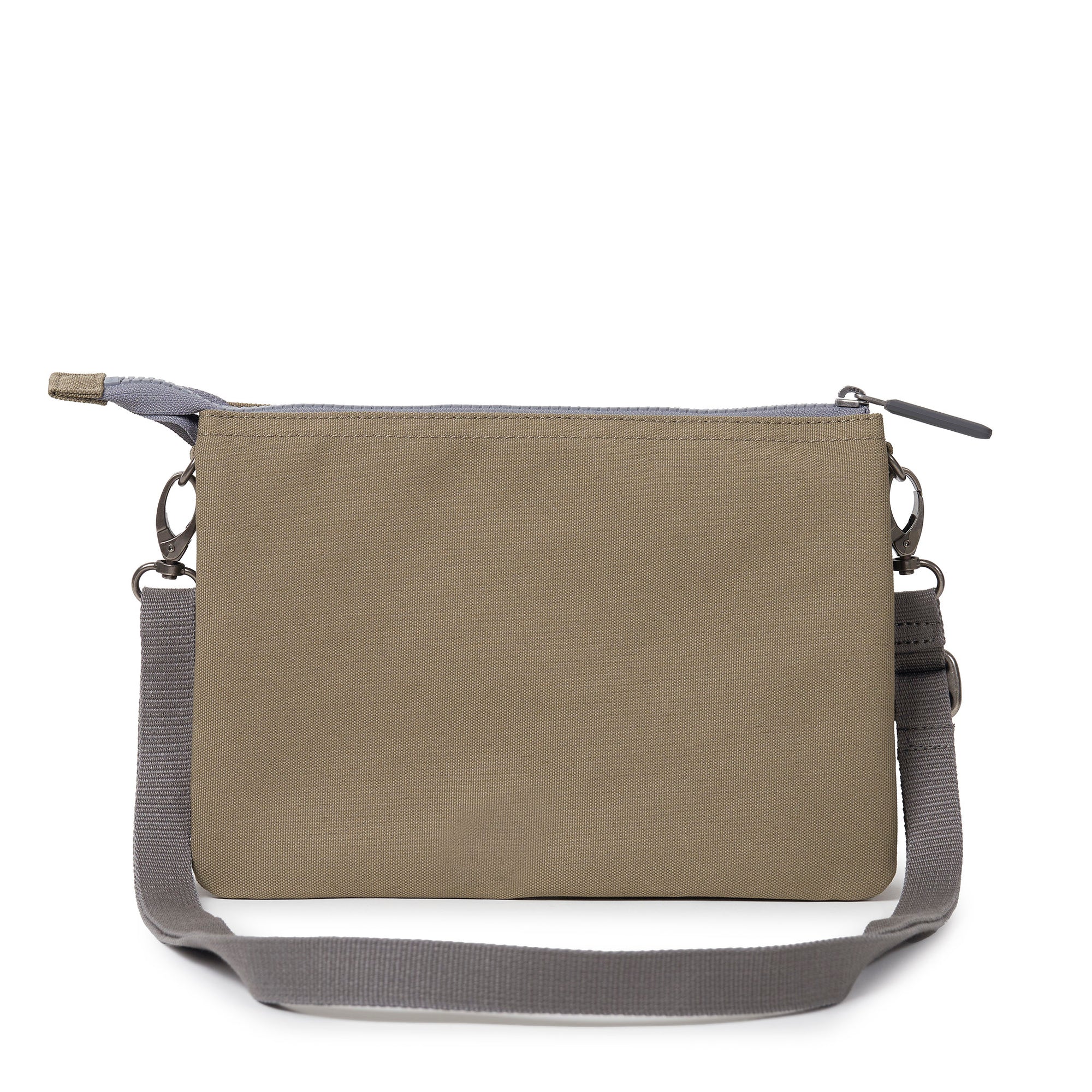 ROKA Carnaby Crossbody XL Taupe Recycled Canvas Bag