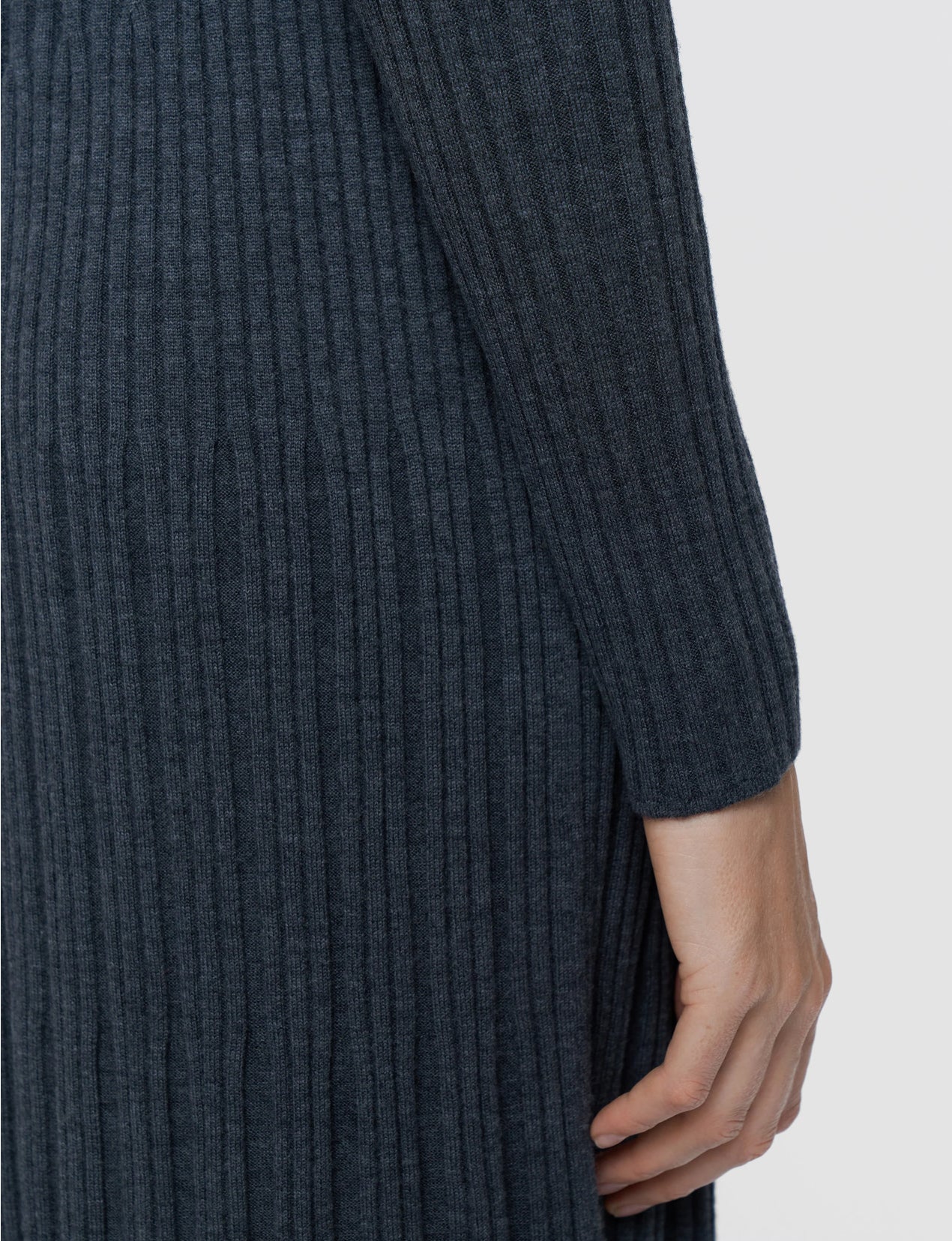 Joseph Dress Ls-Merinos Rib RWS
