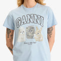 Ganni Animal Print Graphic T-Shirt