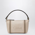 Chloé Carry bag in pink beige striped canvas