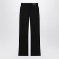 Black slim jeans with charm zip