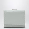 Paddington mini trifold wallet in aqua blue leather