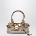 Small pink leather Paddington bag