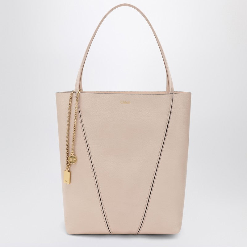 Medium Chloé Spin tote bag in Cement Pink