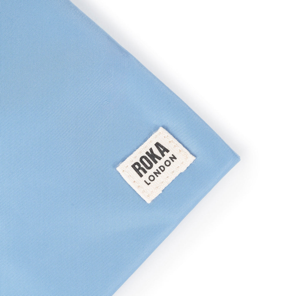 ROKA Chelsea Retro Blue Recycled Nylon Bag