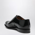 Black smooth leather Consul lace-up shoes
