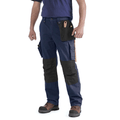 Carhartt 100233 Multi Pocket Ripstop Pant Work Trouser Navy, 40" Waist 30" Leg