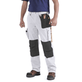 Carhartt 100233 Multi Pocket Ripstop Pant Work Trouser White, Waist 36" / Leg 32"