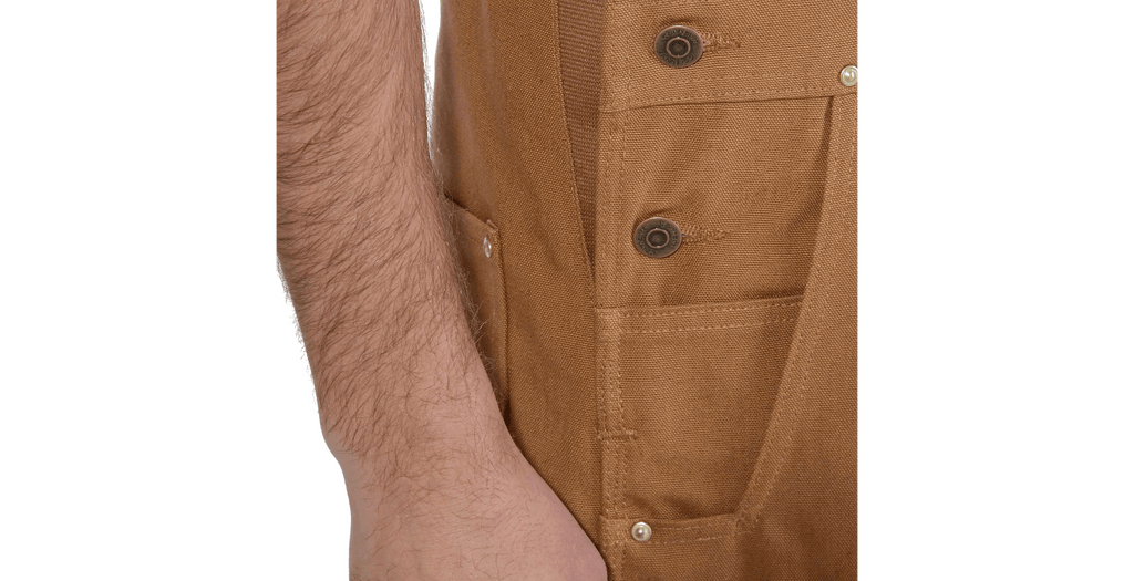 Carhartt 102776 Relaxed Fit Duck Bib Overall CARHARTT BROWN / Waist 30" / Leg 30"