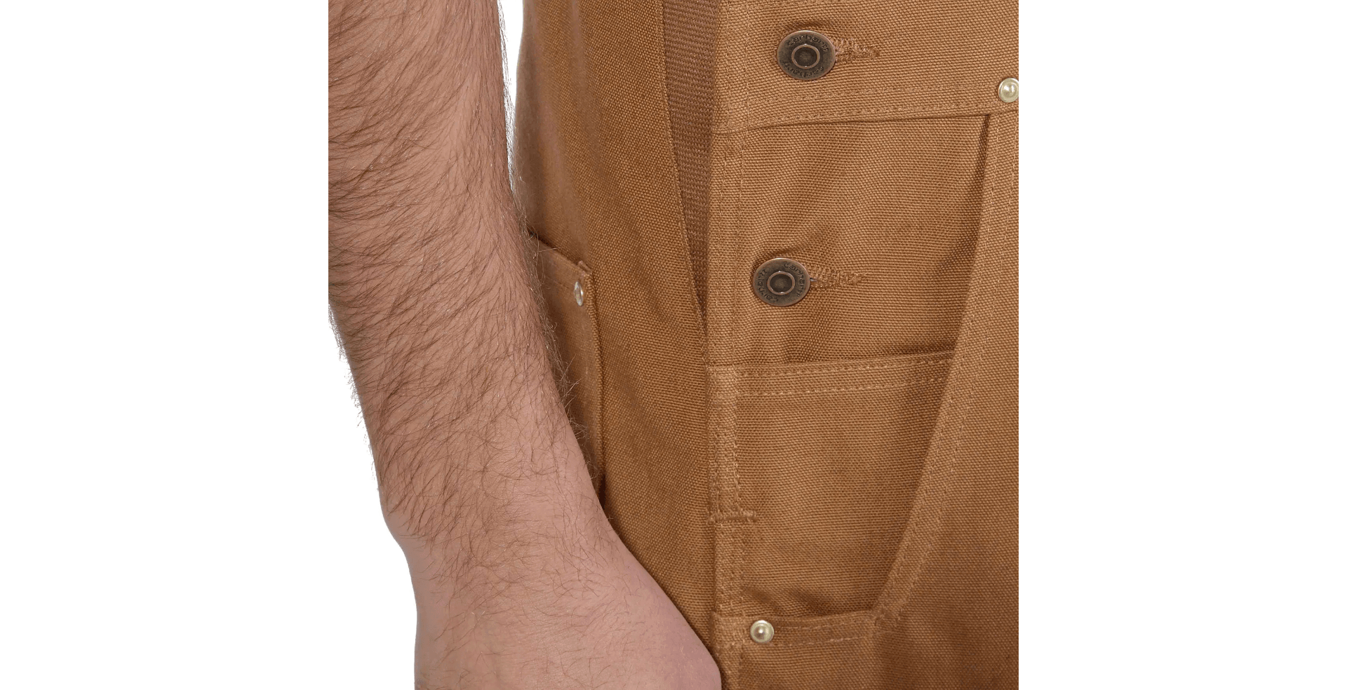 Carhartt 102776 Relaxed Fit Duck Bib Overall CARHARTT BROWN / Waist 30" / Leg 30"