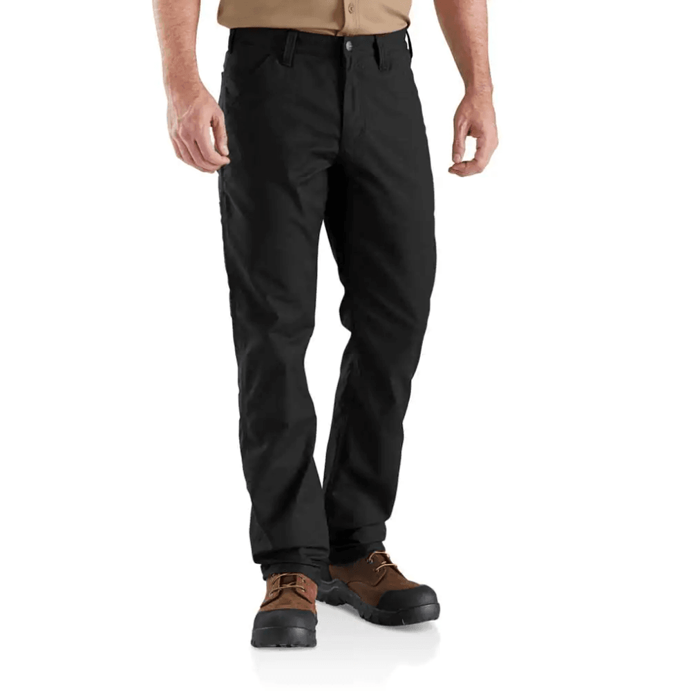 Carhartt 103109 Rugged Professional Series Flex Relaxed Fit Canvas Work Pant Trouser Black, Waist 40" Leg 30"