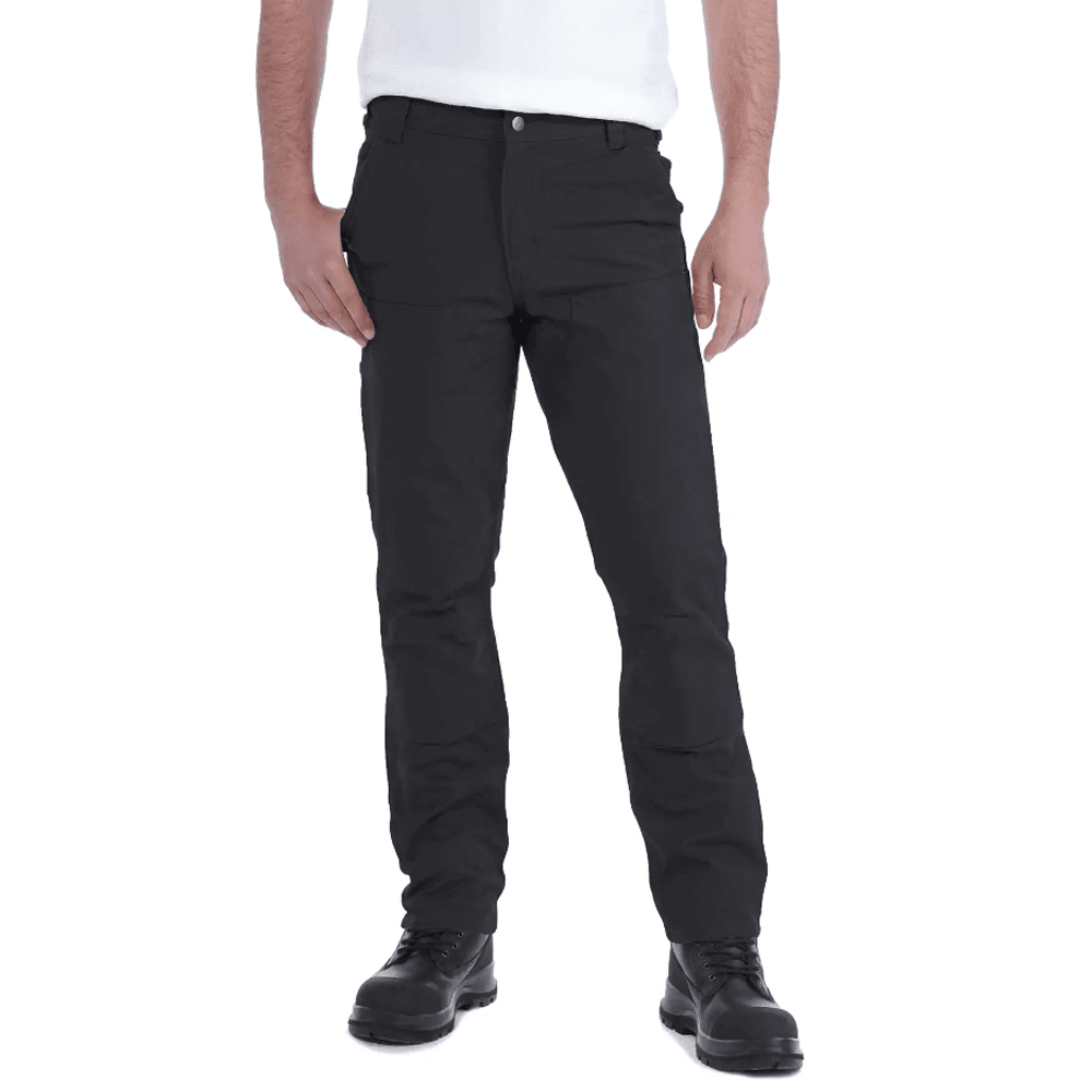 Carhartt 103340 Rugged Flex Straight Fit Duck Double Front Utility Work Pant BLACK / Waist 36" / Leg 32"