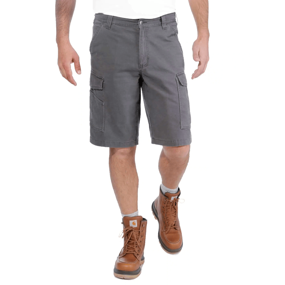 Carhartt 103542 Rugged Flex Relaxed Fit Canvas Cargo Work Short SHADOW / Waist 36"
