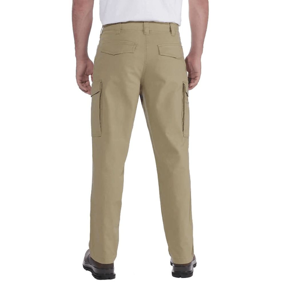 Carhartt 103574 Rugged Flex Relaxed Fit Canvas Cargo Pant Trouser DARK KHAKI / Waist 32" / Leg 30"