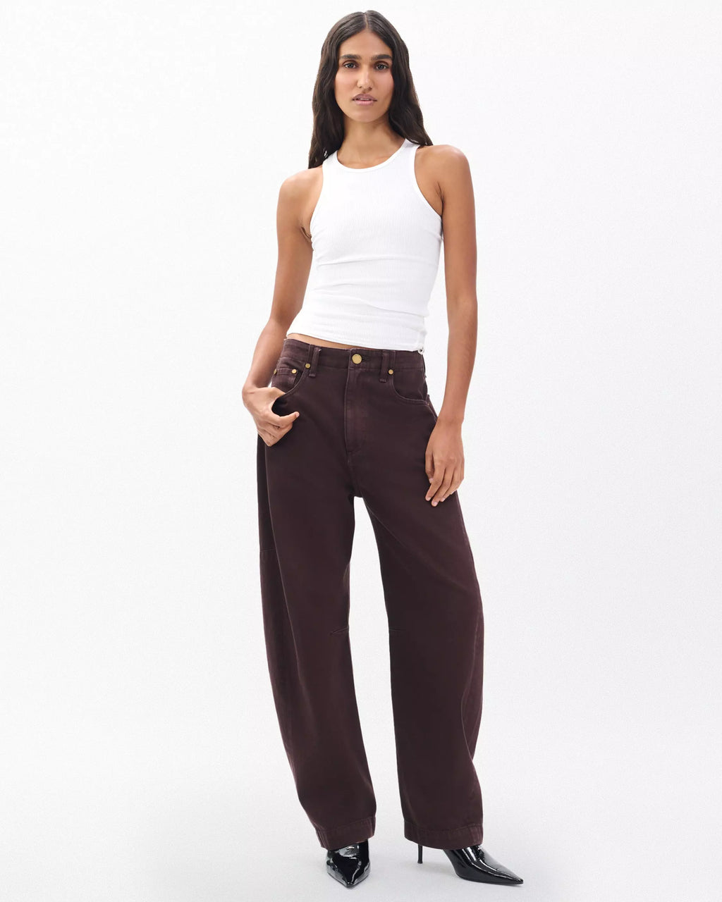 Rag & Bone Charlie Barrel in Espresso