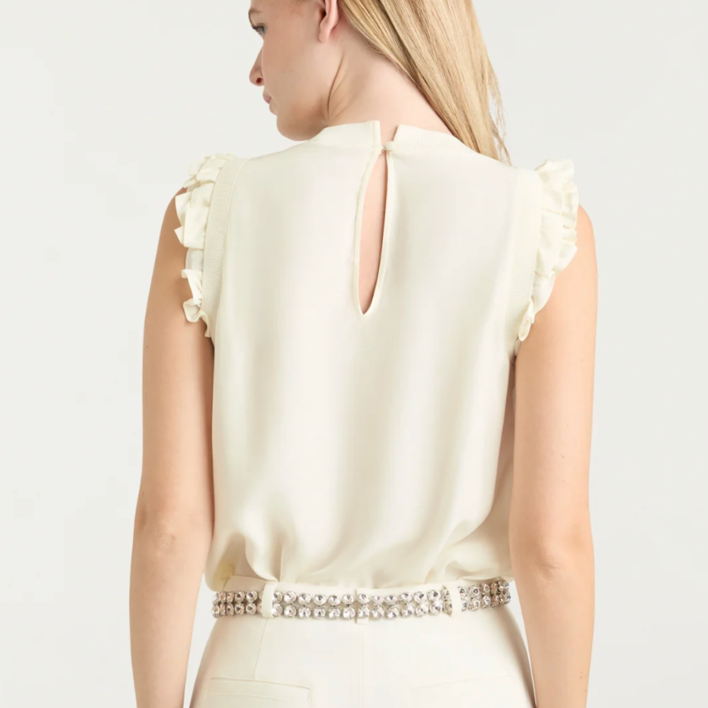 Cinq à Sept Lenore Top - Ivory