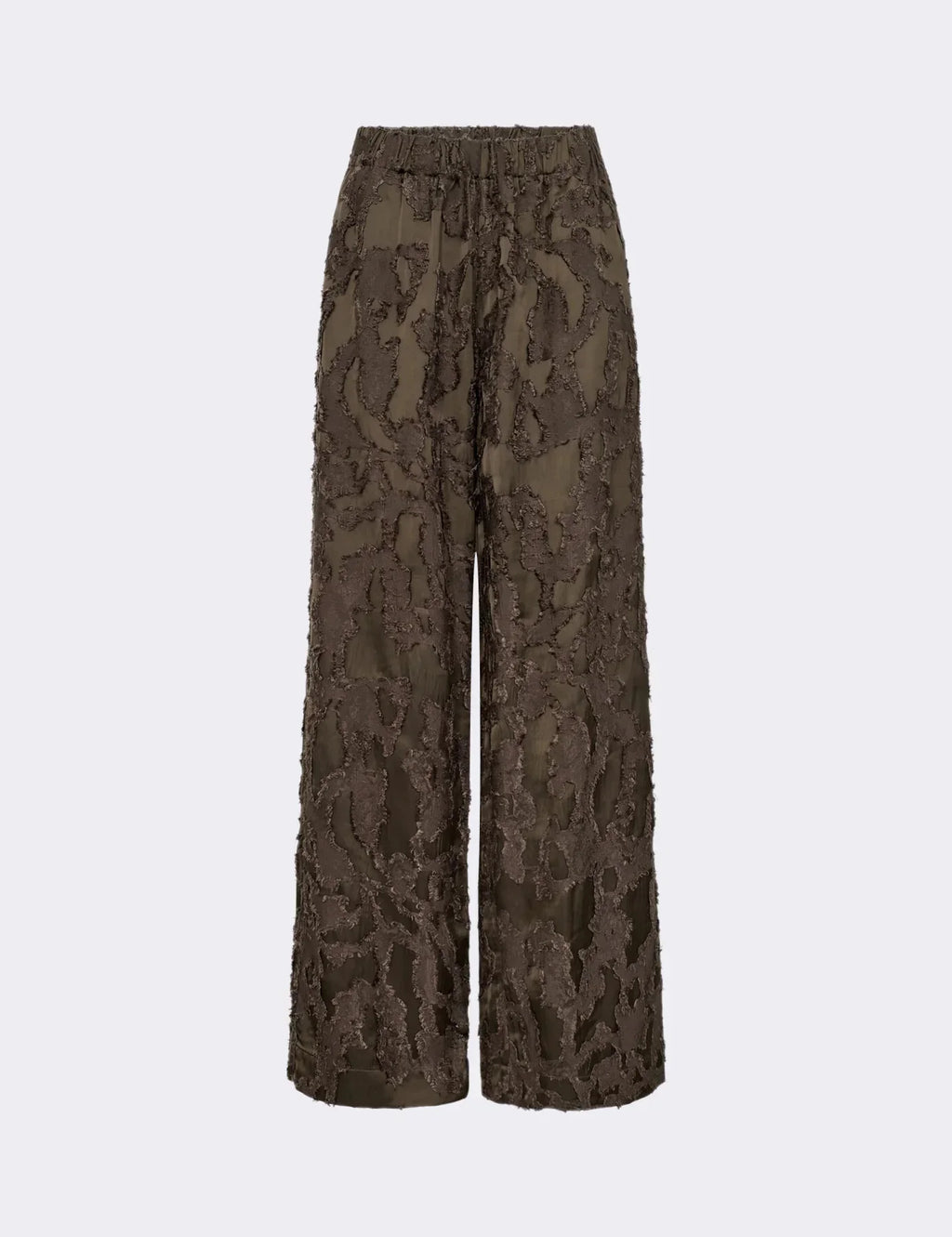 Levete Room Niko Textured Trousers in Coffee