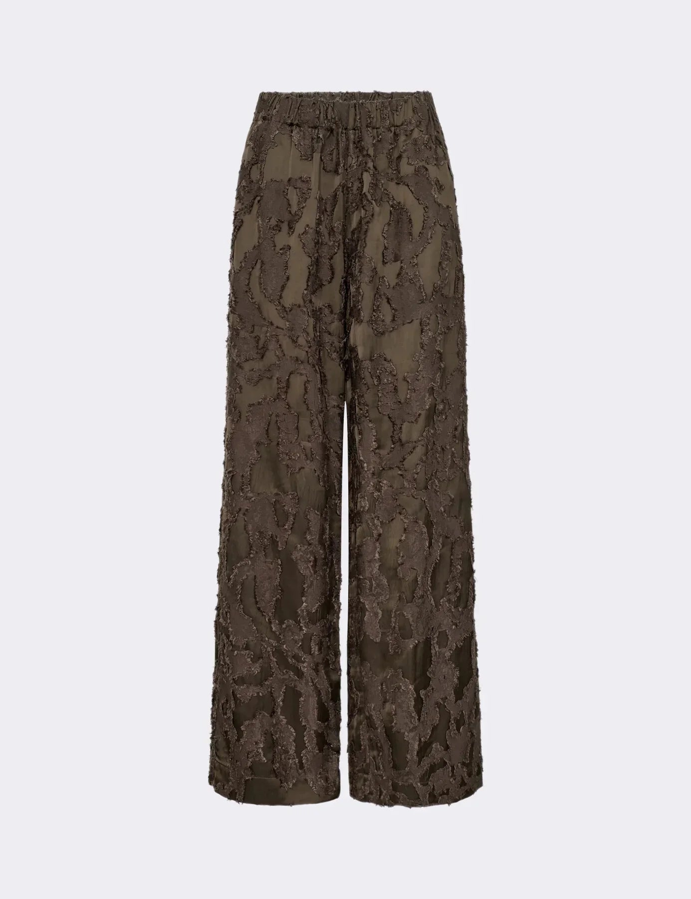 Levete Room Niko Textured Trousers in Coffee