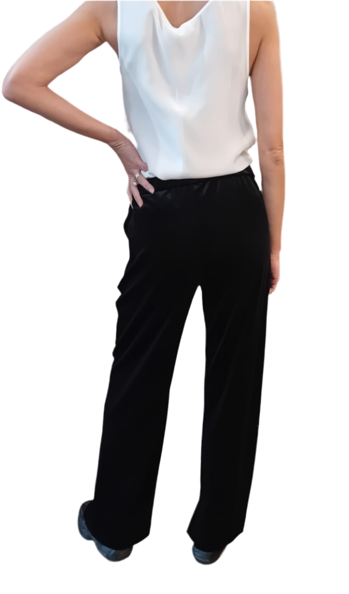 Square velvet Trousers