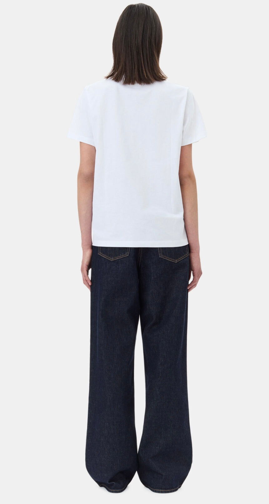 Ganni Basic Jersey Leopard Relaxed T-Shirt