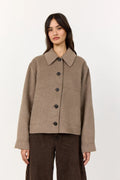 Levete Room Owa Jacket in Biscuit
