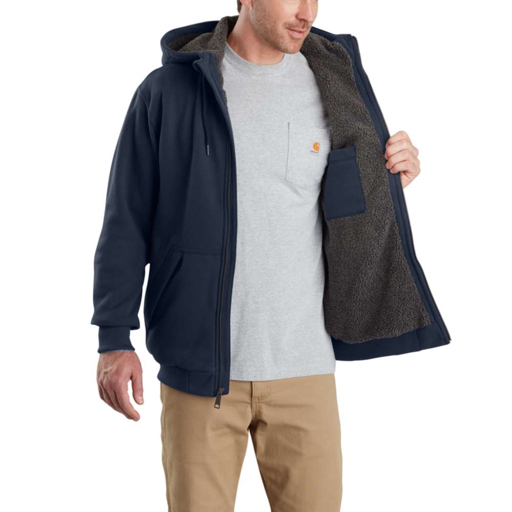 Carhartt 103308 Rain Defender Relaxed Fit Midweight Sherpa-Lined Full-Zip Sweatshirt