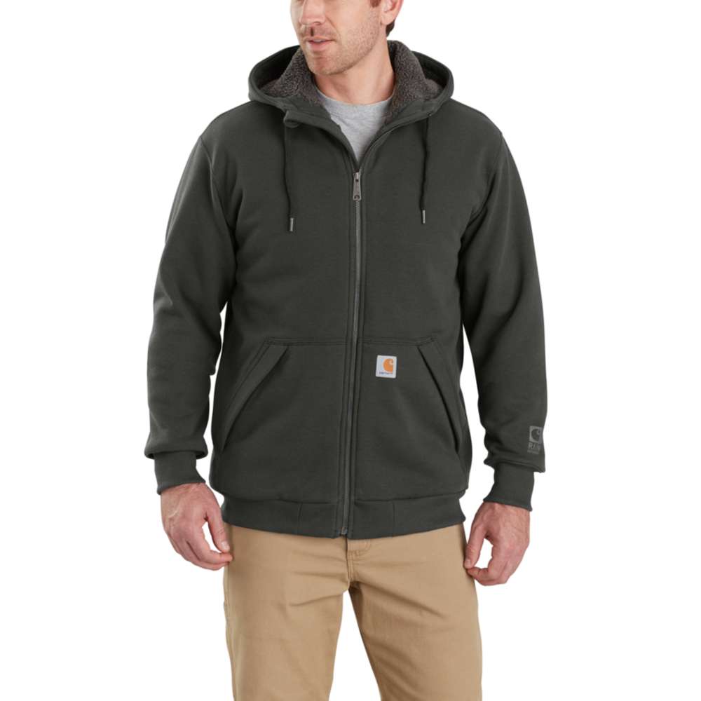 Carhartt 103308 Rain Defender Relaxed Fit Midweight Sherpa-Lined Full-Zip Sweatshirt