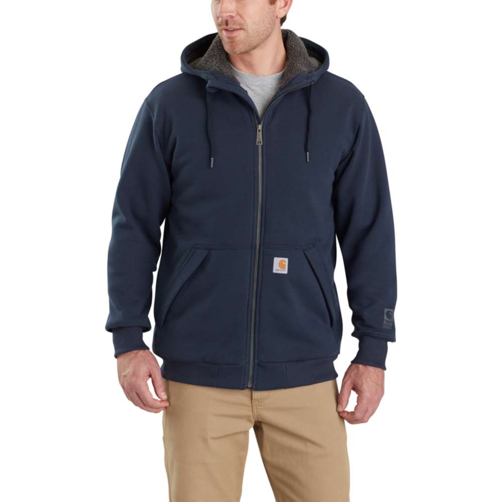 Carhartt 103308 Rain Defender Relaxed Fit Midweight Sherpa-Lined Full-Zip Sweatshirt