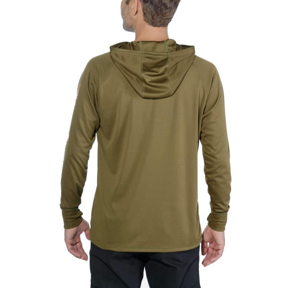 Carhartt 103572 Carhartt Force Fishing Graphic Long-Sleeve Hooded T-Shirt