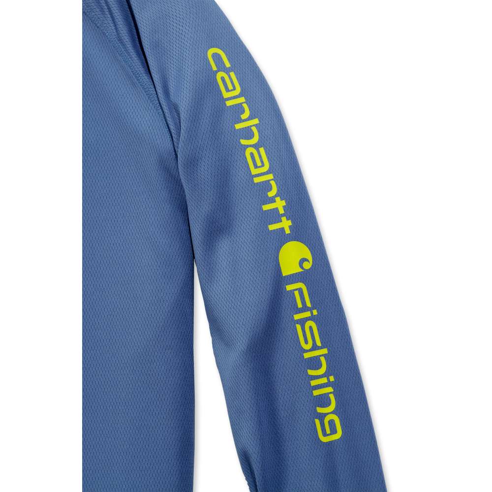 Carhartt 103572 Carhartt Force Fishing Graphic Long-Sleeve Hooded T-Shirt
