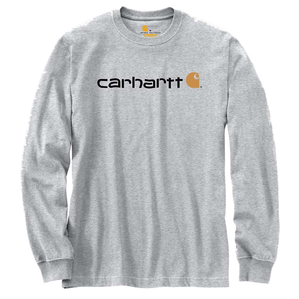 Carhartt 104107 Dearborn Relaxed Long Sleeve Logo T-Shirt