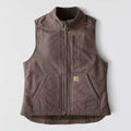 Carhartt 104224 Women's Washed Duck Mock Neck Gilet Bodywarmer
