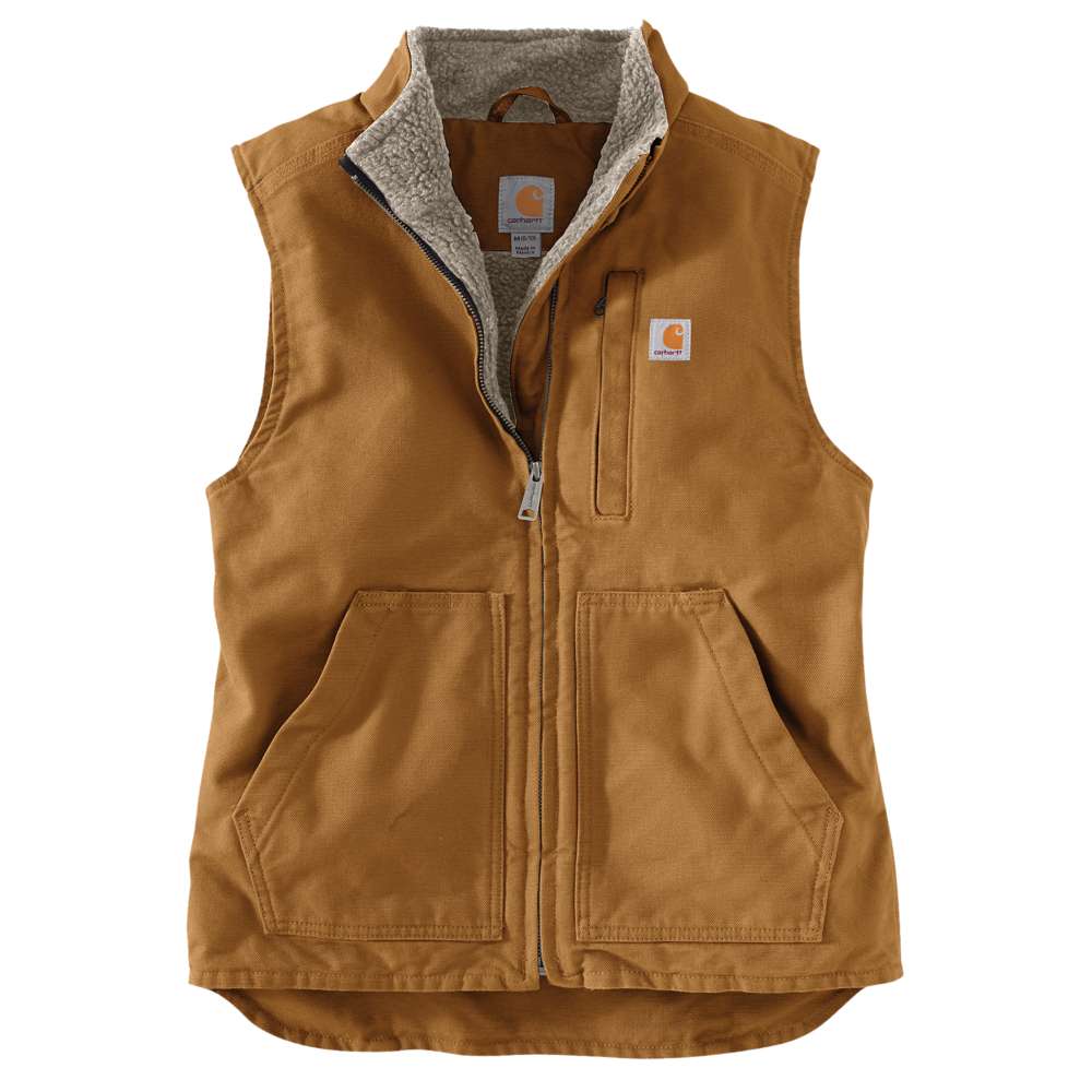 Carhartt 104224 Women's Washed Duck Mock Neck Gilet Bodywarmer