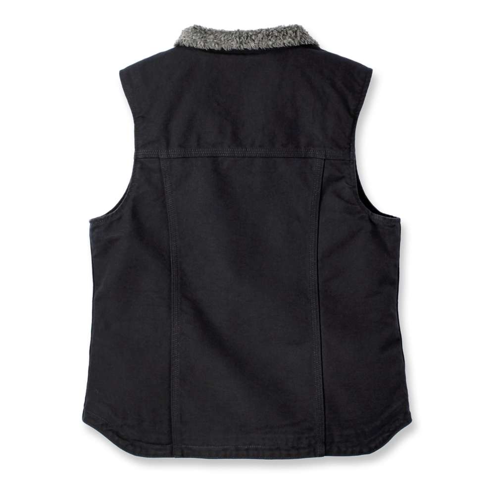 Carhartt 104224 Women's Washed Duck Mock Neck Gilet Bodywarmer