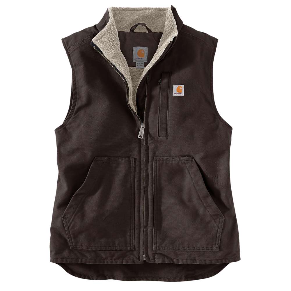 Carhartt 104224 Women's Washed Duck Mock Neck Gilet Bodywarmer