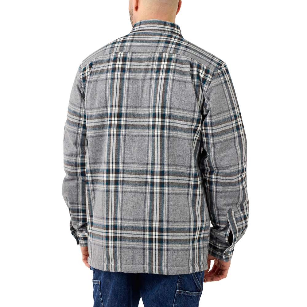 Carhartt 105430 Relaxed Fit Heavyweight Flannel Sherpa-Lined Shirt Jac