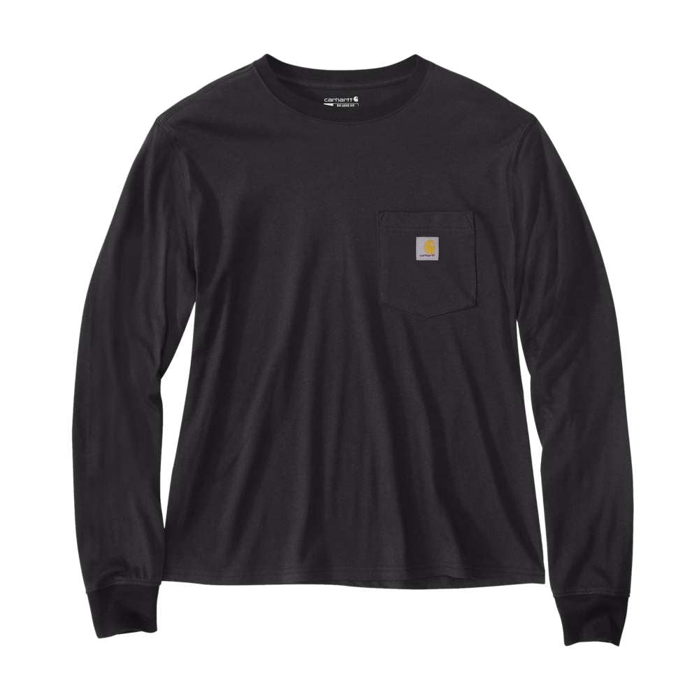 Carhartt 106121 Women's Relaxed Fit Lightweight Long-Sleeve Pocket T-Shirt