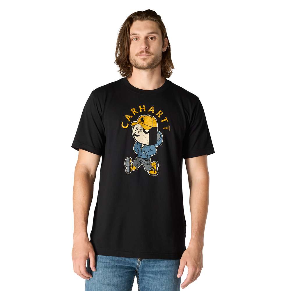 Carhartt 107051 Relaxed Fit Lightweight Short-Sleeve Active Jac Graphic T-Shirt