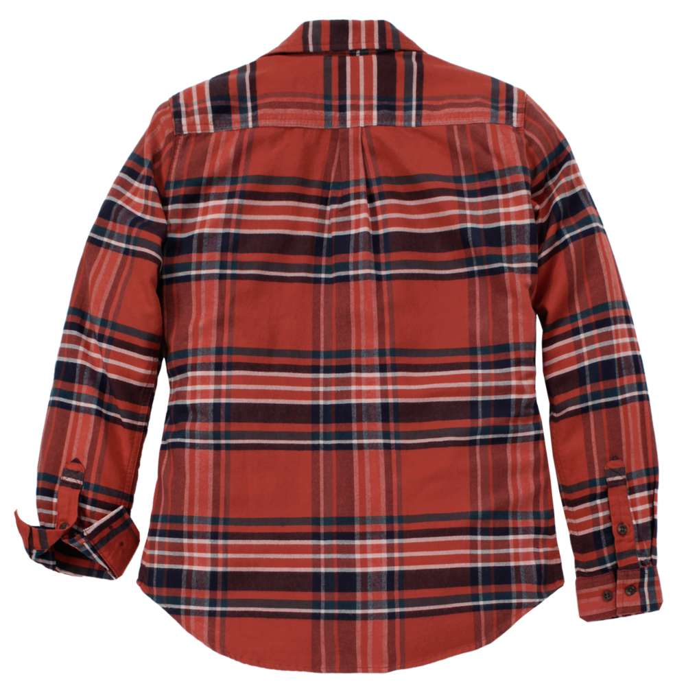 Carartt 107135 Women's TENCEL Fiber Series Relaxed Fit Long-Sleeve Flannel Shirt