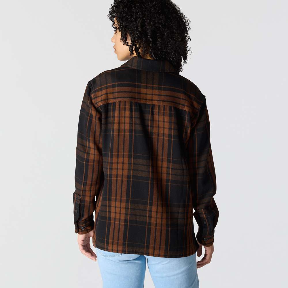 Carharrt 107136 Women's  Tncl Srs LseFit Twll Plaid Shrt
