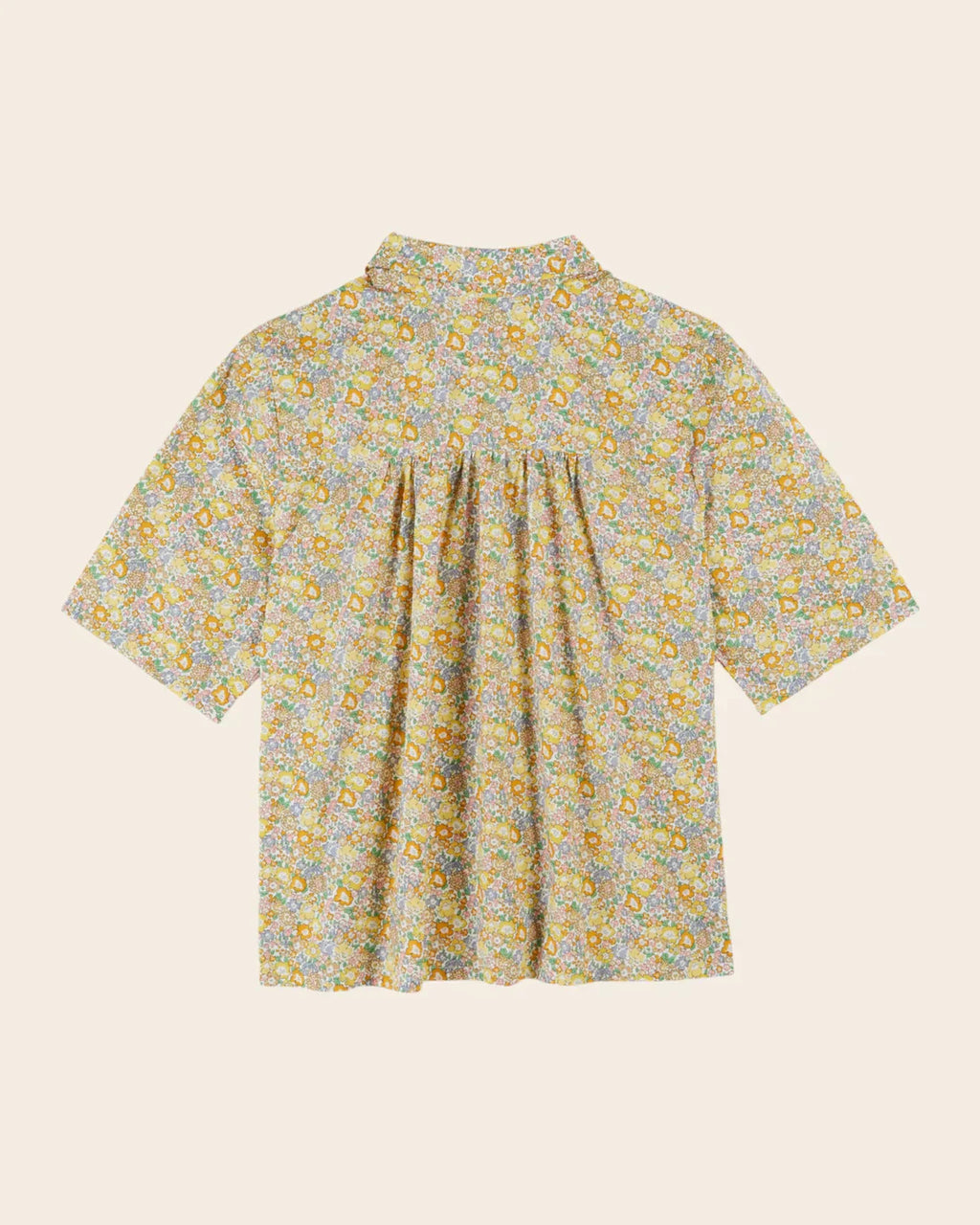 Emile & Ida Dalton Floral Print Blouse in Michele Green